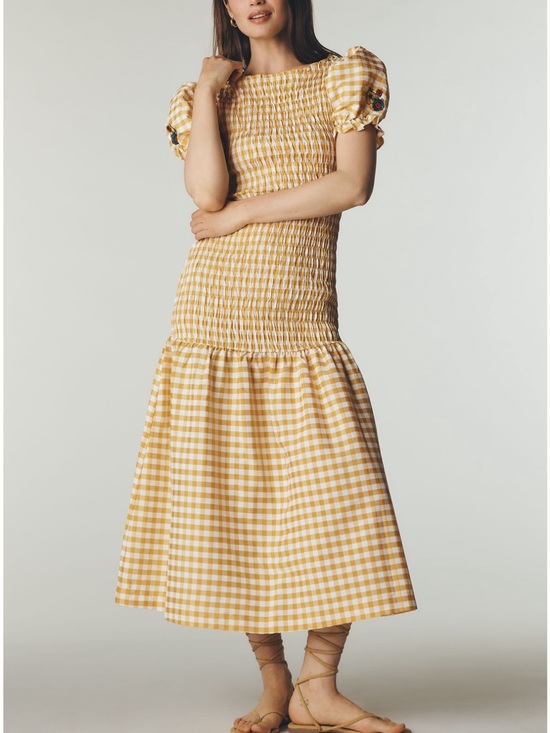 Lisa Says Gah Dresses & Skirts - Lisa Says Gah Fiona Midi Dress - Sunshine